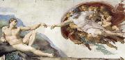 Michelangelo Buonarroti The Creation of Adam Sweden oil painting artist